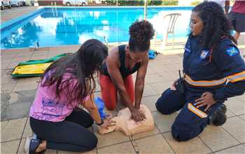 CURSO DE PRIMEIROS SOCORROS E SALVAMENTO AQUTICO SECRETARIA DE ESPORTE E LAZER